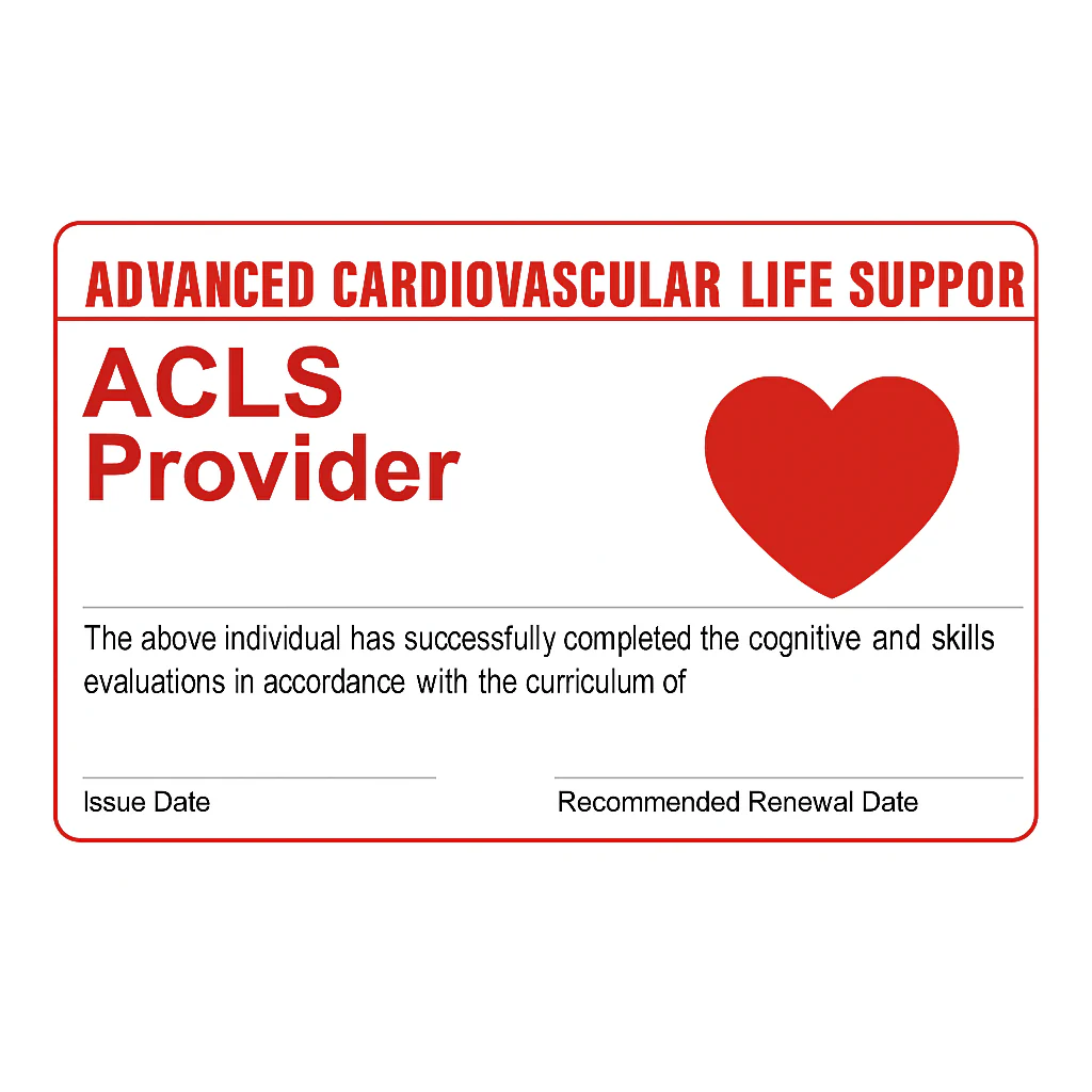 ACLS RENEWAL $185.00