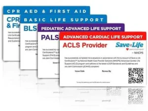ACLS INSTRUCTOR CERTIFICATION CARDS $12 EACH